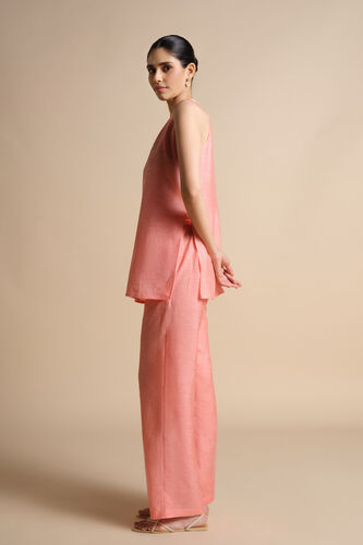 Daylily Handcrafted Bandhani Linen Co-ord - Blush, Blush, image 3